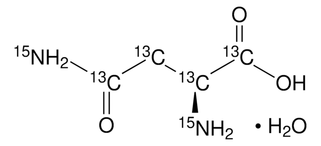 L-Asparagin-13C4,15N2 Monohydrat 98 atom % 13C, 98 atom % 15N, 95% (CP)