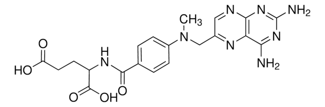 Methotrexate solution 1.0&#160;mg/mL in methanol with 0.1N NaOH, ampule of 1&#160;mL, certified reference material, Cerilliant&#174;