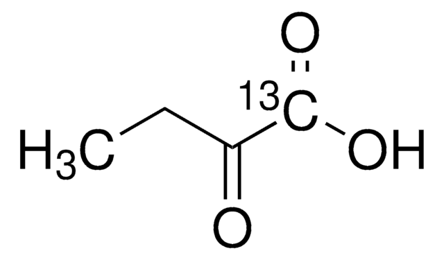 2-Ketobutyric-1-13C acid &#8805;99 atom % 13C, &#8805;97% (CP)