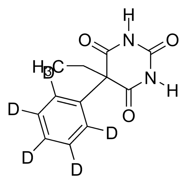 Phenobarbital-D5 (Ring) -Lösung (deuterium label on ring), 1.0&#160;mg/mL in methanol, ampule of 1&#160;mL, certified reference material, Cerilliant&#174;