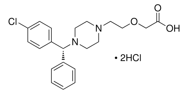 Levocetirizin-Dihydrochlorid pharmaceutical secondary standard, certified reference material