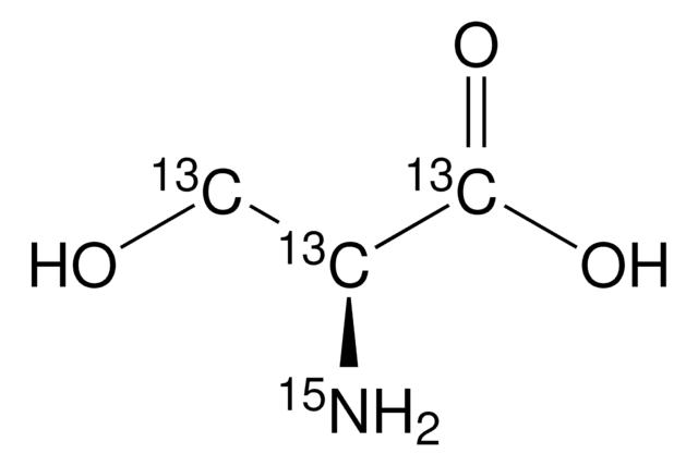 L-Serin-13C3,15N 98 atom % 15N, 98 atom % 13C, 95% (CP)