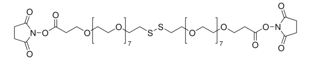 4,7,10,13,16,19,22,25,32,35,38,41,44,47,50,53-Hexadecaoxa-28,29-dithiahexapenta-contan-dionsäure-di-N-succinimidylester &#8805;94% (oligomer purity)