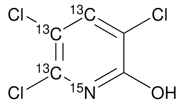 3,5,6-Trichloro-2-pyridinol-4,5,6-13C3, 15N &#8805;98 atom % 15N, &#8805;99 atom % 13C, &#8805;97% (CP)