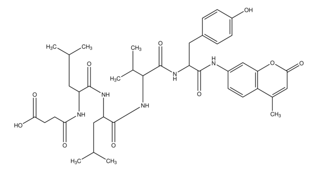 N-Succinyl-Leu-Leu-Val-Tyr-7-Amido-4-Methylcoumarin &#8805;90% (HPLC)