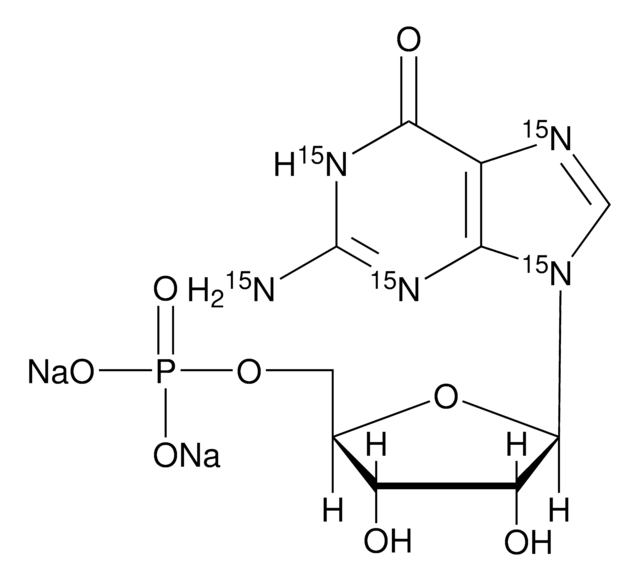 Guanosin-15N5 5&#8242;-Monophosphat Natriumsalz &#8805;98 atom % 15N, &#8805;95% (CP)