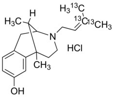 (±)-Pentazocin-13C3 -hydrochlorid 100&#160;&#956;g/mL in methanol (as free base), ampule of 1&#160;mL, certified reference material, Cerilliant&#174;